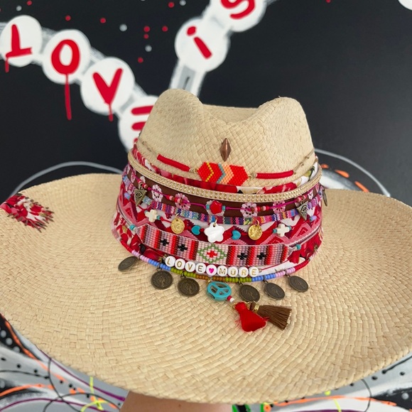 Colombian Handmade Hat Boho Beach Sombrero - Picture 6 of 8